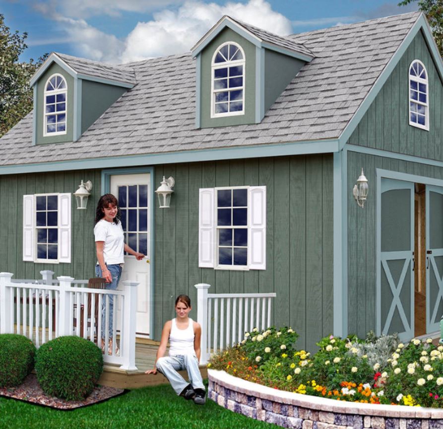 Best Barns 12′ × 16′ Planner’s Paradise Wood Storage Shed Kit