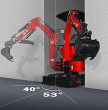 Load image into Gallery viewer, Mini Compact Excavator H-O-N-D-A GX390 Engine, 65.7" Max. Digging Depth, 1Ton, 2280 LBS Operating Weight
