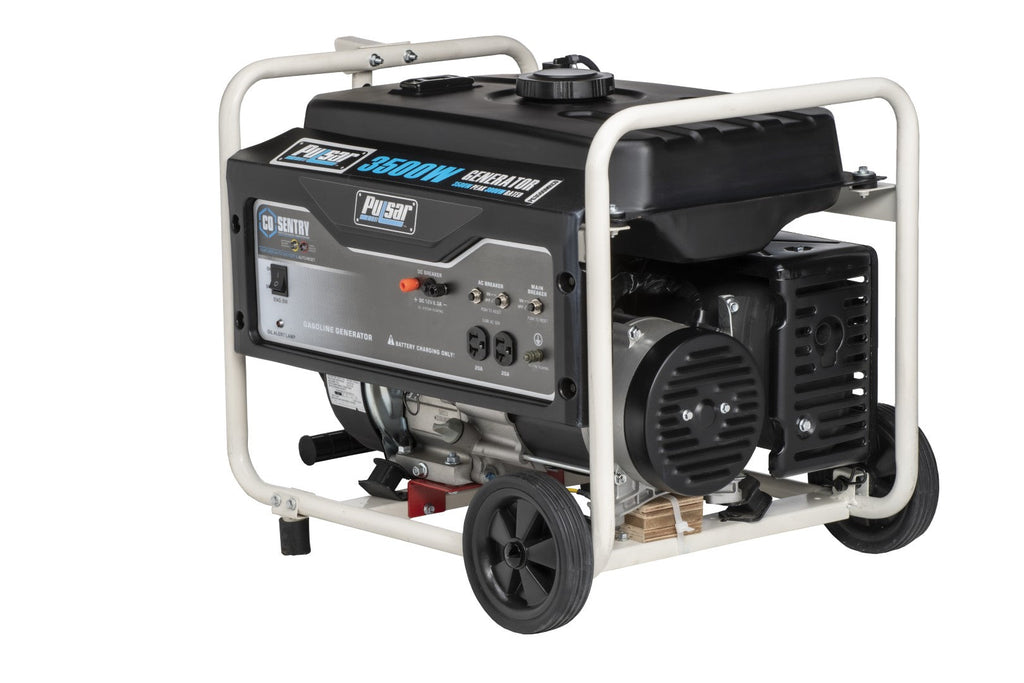 Pulsar PG3500MRCO 3,500-Watt Gasoline Powered Generator with CO Shutdown Sensor and Mobility Kit