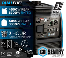 Load image into Gallery viewer, Pulsar PG4500BISRCO 4,500-Watt Remote Start Dual-Fuel Inverter Generator with CO Shutdown Sensor