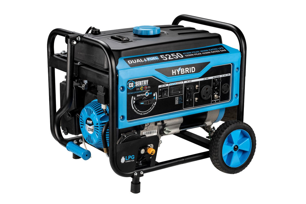 Pulsar PG5250BCO 5,250-Watt Dual-Fuel Generator with CO Shutdown Sensor