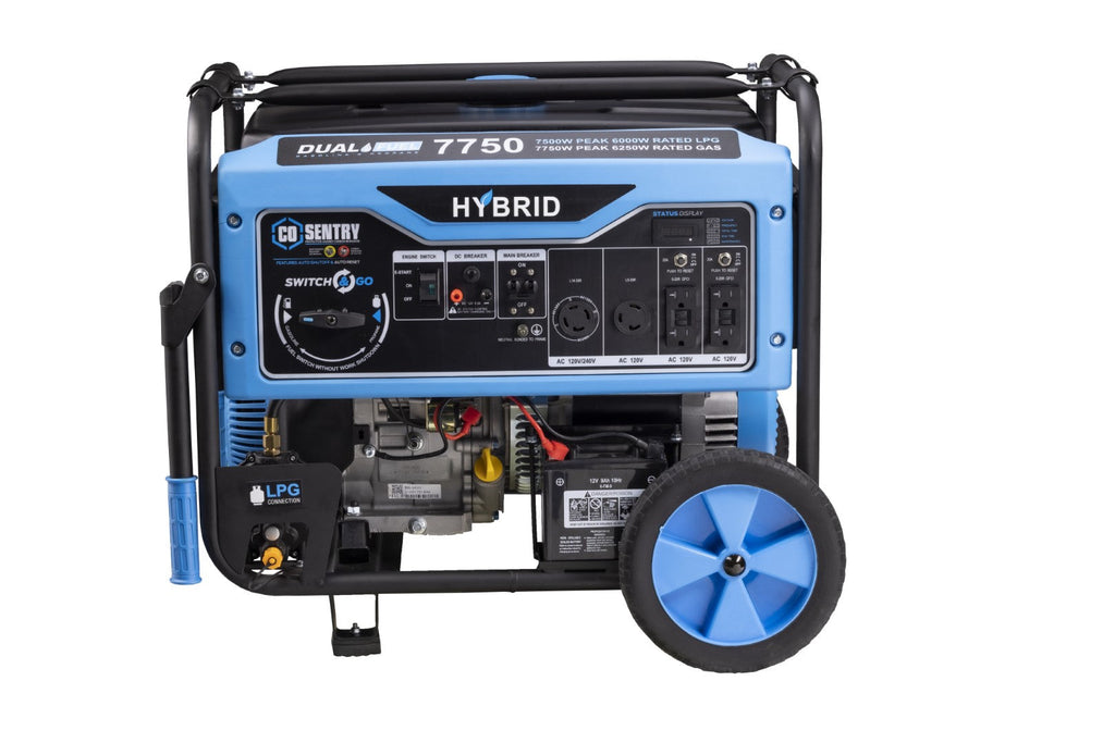 Pulsar PG7750BCO 7,750-Watt Dual-Fuel Generator with CO Alert