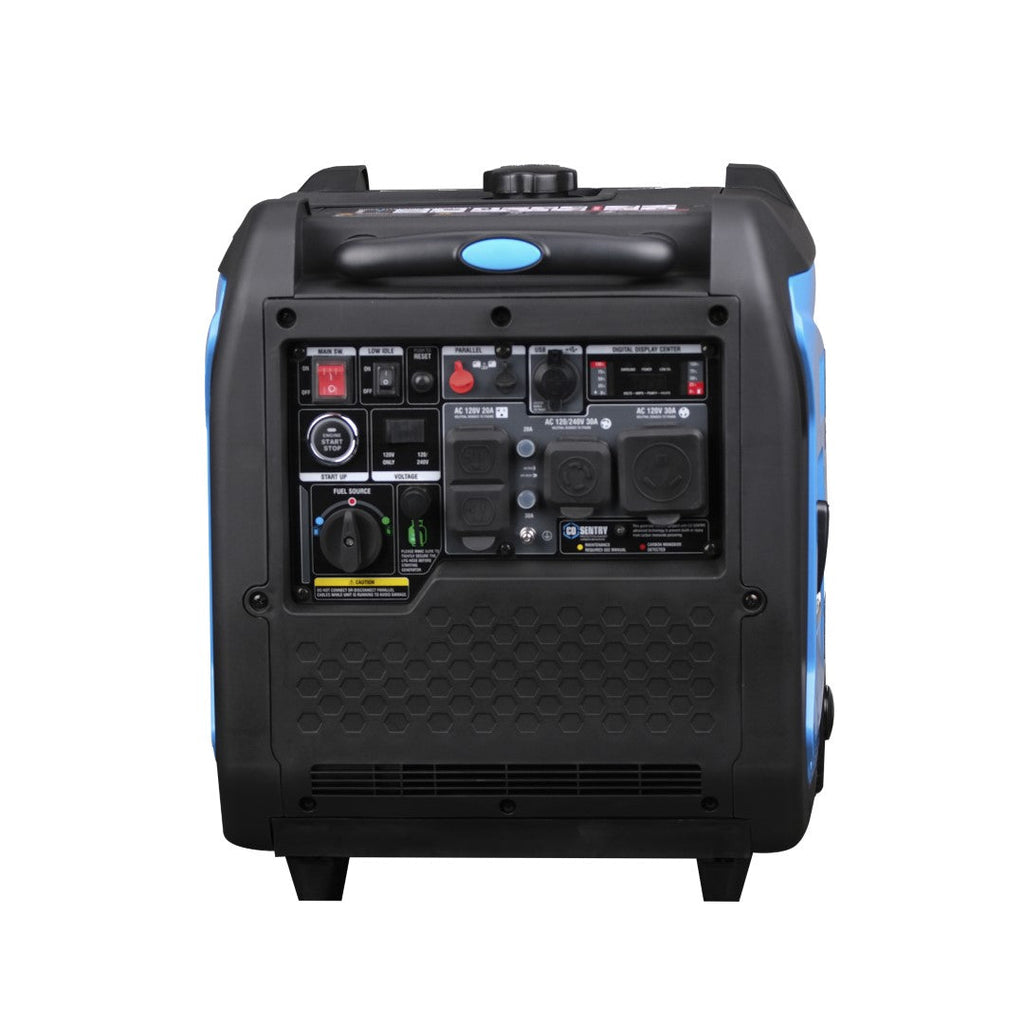 Pulsar PGDA70BISCO 7,250-Watt Super Quiet Dual-Fuel Inverter Generator with CO Alert and Remote Start