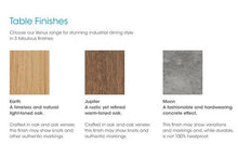 Load image into Gallery viewer, Venus Dining Table, High Back Dining Bench and Low Dining Bench