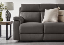Load image into Gallery viewer, Raven Set of Two 3 Seater Leather Power Recliner Sofas