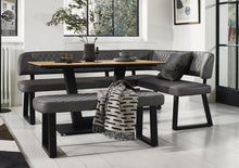 Load image into Gallery viewer, Venus Dining Table, Right Hand Facing Corner Dining Bench and Low Dining Bench