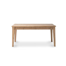Load image into Gallery viewer, Raleigh Whitewash Oak Rectangular Dining Table Set - 6 Seater - Freya Sand Dining Chairs - Whitewash Oak Legs