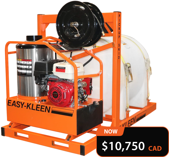Easy Kleen 3,500 PSI 4 GPM Honda 13 HP Gearbox Drive Oil Fired Hot Water Gas Pressure Washer EZO3504G-H