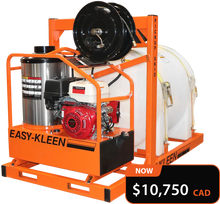 Load image into Gallery viewer, Easy Kleen 3,500 PSI 4 GPM Honda 13 HP Pickup Truck Skid Hot Water Pressure Washer with 225 Gallon Tank EZO3504G-H-GP/-PSR