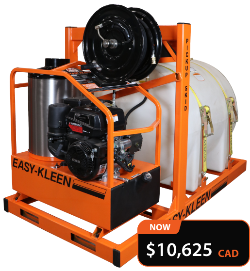 Easy Kleen 3,500 PSI 4 GPM Kohler 14 HP Pickup Truck Skid Hot Water Pressure Washer with 225 Gallon Tank EZO3504G-K-GP/-PSR