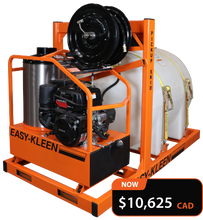 Load image into Gallery viewer, Easy Kleen 3,500 PSI 4 GPM Kohler 14 HP Pickup Truck Skid Hot Water Pressure Washer with 225 Gallon Tank EZO3504G-K-GP/-PSR