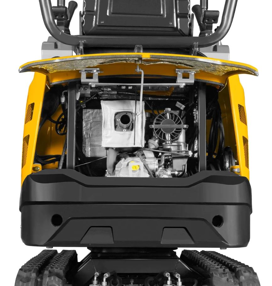 MechMaxx Mini Compact Excavator B&S VANGUARD 408cc 14hp Engine, 65.7" Max. Digging Depth, 2370 LBS Operating Weight, MEC10