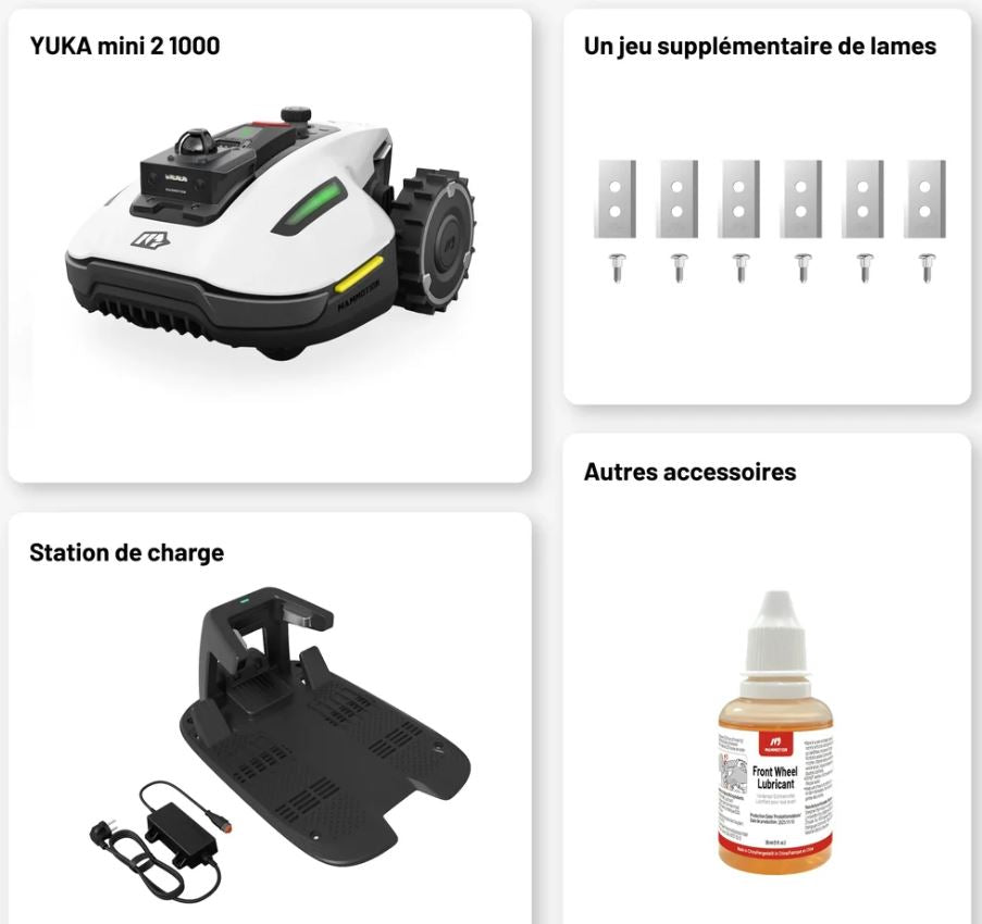 MAMMOTION YUKA mini 2 Perimeter Wire Free Robot Lawn Mower