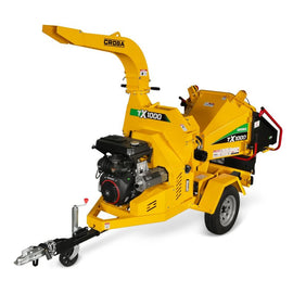 35hp 1000cc ZONSEN E-Start 8 inch Gas Powered Commerical Wood Chipper with Intelligent Hydraulic Feeding System , CROBA TX1000