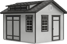 Load image into Gallery viewer, Meadowview 12x10 Do-It-Yourself Wooden Storage Shed with Floor Kit - Does not Include Paint or Roofing Shingles
