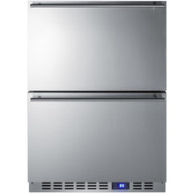 Load image into Gallery viewer, Summit | 24” 3.4 Cu. Ft. Outdoor Rated Refrigerator Drawers