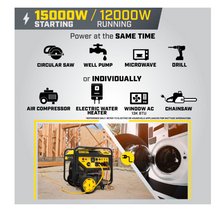 Load image into Gallery viewer, Champion 201160 Champion 12,000W Electric Start Generator with CO Shield® – Model #201160 – V-Twin Engine
