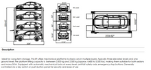 Load image into Gallery viewer, Olympic Equipment Four Stacker 4-Level Car Storage Parking Lift 4032-4