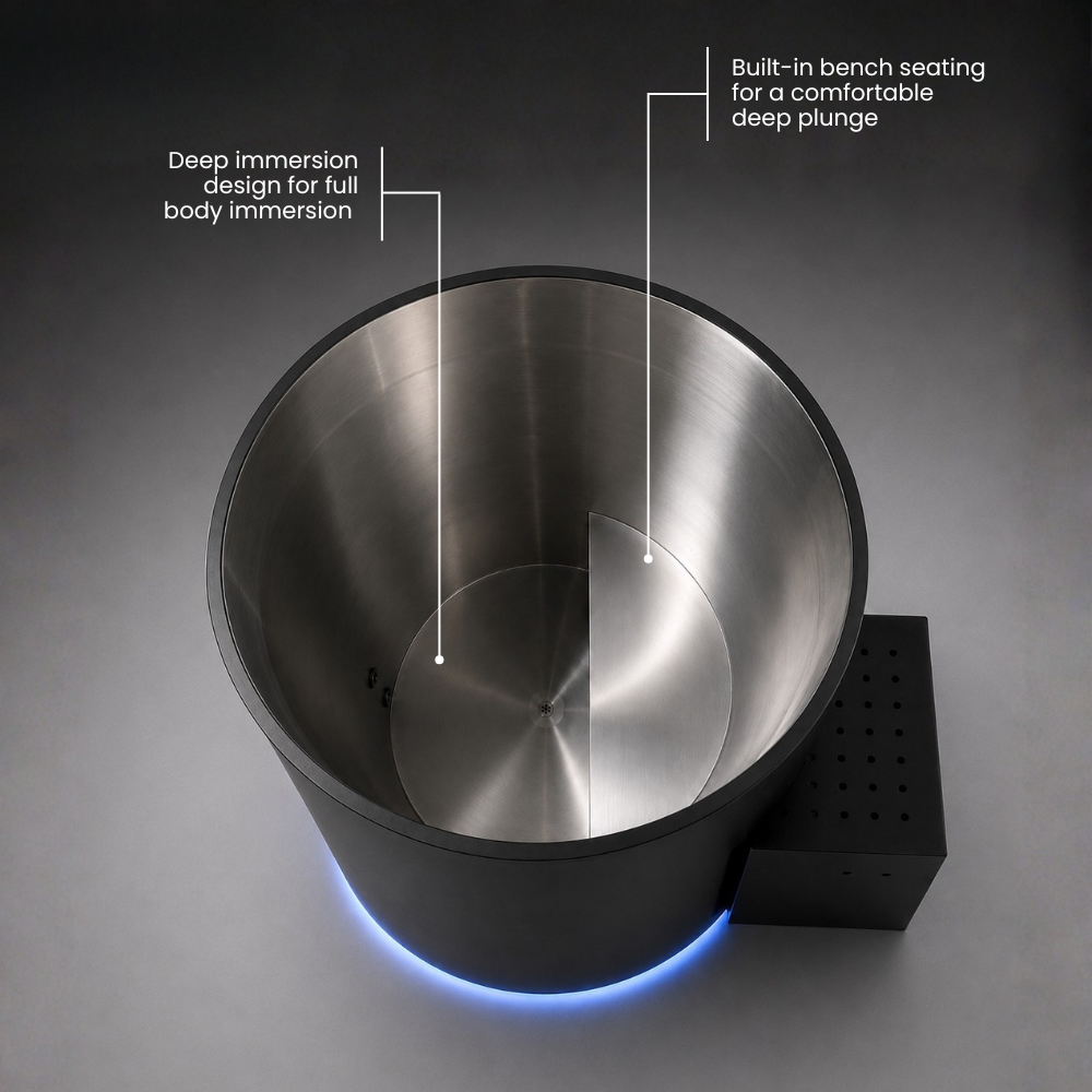 Stealth Luxe Barrel Plunge  + Titan Sauna Bundle (4-5)