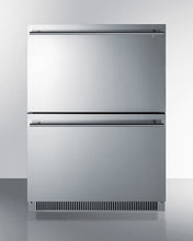 Load image into Gallery viewer, Summit | 24" Wide 2-Drawer Refrigerator