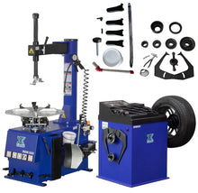 Load image into Gallery viewer, 2.0 HP Tire Changer &amp; Wheel Balancer Combo Machine 580/690 – Automatic Tire Service Equipment