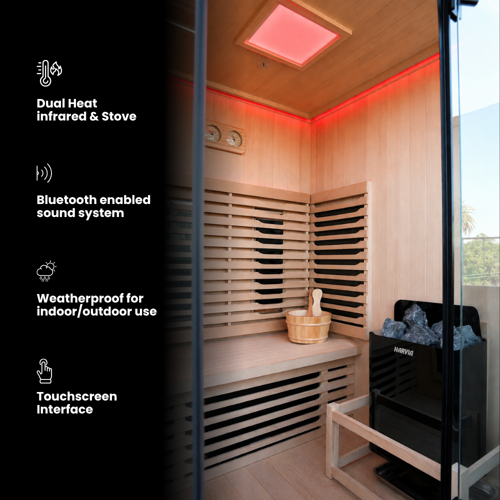 Stealth Black Plunge + Titan Sauna Bundle (2)