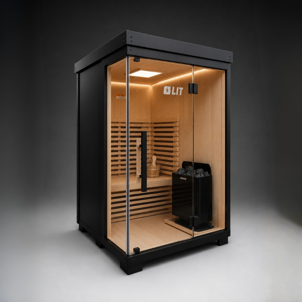 Stealth Black Plunge + Titan Sauna Bundle (2)