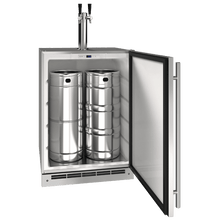 Load image into Gallery viewer, U-Line | 24" Stainless Steel Keg Refrigerator