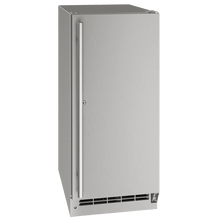 Load image into Gallery viewer, U-Line | 15” 3.1 Cu. Ft. Outdoor Rated Stainless Steel Solid Door Refrigerator with Lock