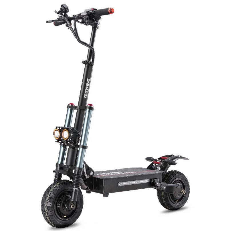 Teewing X5 Electric Scooter 6000w Dual Motor Electric Scooter for Adults Fast 55 mph 75 Miles Long Range
