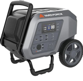 Yard Force Portable Power Station 2400-Watt Continuous 4800-Watt Peak, Bluetooth speaker, WIFI connection, Wireless Charging, RV 30A plug, LED light