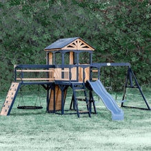 Load image into Gallery viewer, Timber Crossing Swing Set – Adventure Meets Stunning Design