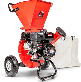 GreatCircleUSA Commercial Heavy Duty 15HP Gas Powered Wood Chipper Shredder 420cc