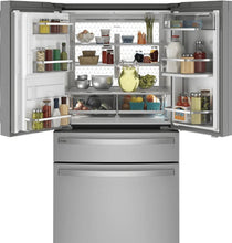 Load image into Gallery viewer, GE Refrigerator 27.9 Smart Fingerprint Resistant French Door