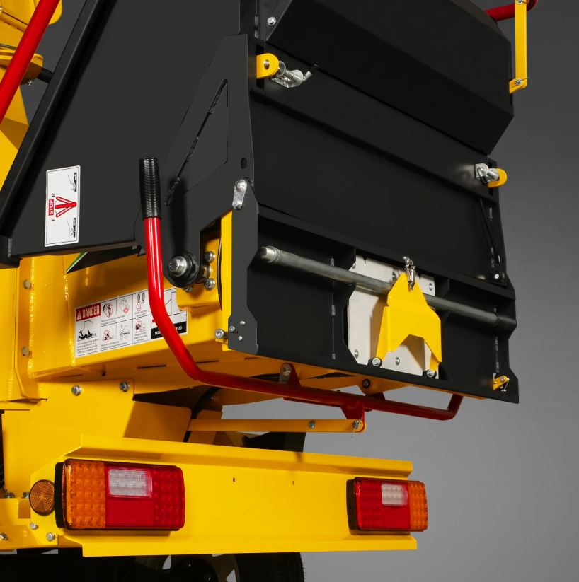 35hp 1000cc ZONSEN E-Start 8 inch Gas Powered Commerical Wood Chipper with Intelligent Hydraulic Feeding System , CROBA TX1000