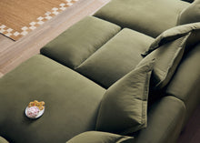 Load image into Gallery viewer, Wodge Chaise Movie Sofa - Cinema - Twill - Whipped Cream - White