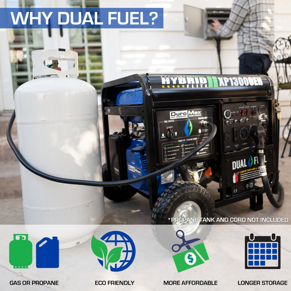 DuroMax XP13000EH 13,000 Watt Dual Fuel EH Portable Generator for Home Power Backup  - PowerGen USA
