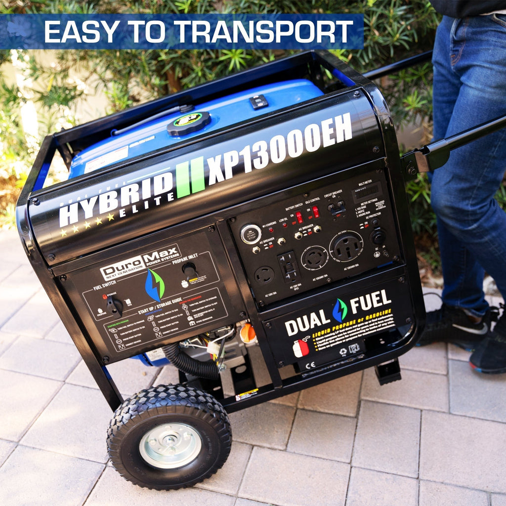 DuroMax XP13000EH 13,000 Watt Dual Fuel EH Portable Generator for Home Power Backup  - PowerGen USA