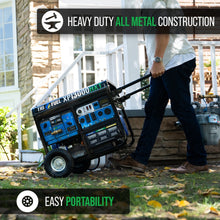 Load image into Gallery viewer, DuroMax XP13000HXT 13,000 Watt Tri Fuel Portable Home Power Backup HXT Generator w/ CO Alert