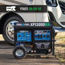 Load image into Gallery viewer, DuroMax XP13000HX Dual Fuel Portable HX Generator 13,000 Watt Home Power Backup with CO Alert