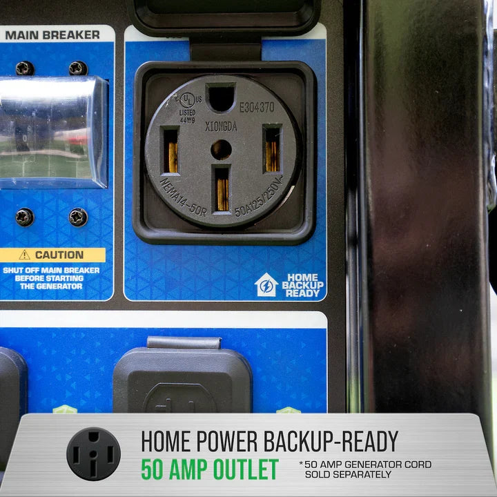 DuroMax XP15000HXT 15,000 Watt Electric Start Tri-Fuel HXT Portable Generator