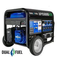 Load image into Gallery viewer, DuroMax XP15000HX 15,000 Watt Electric Start Dual Fuel HX Portable Generator