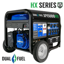 Load image into Gallery viewer, DuroMax XP15000HX 15,000 Watt Electric Start Dual Fuel HX Portable Generator
