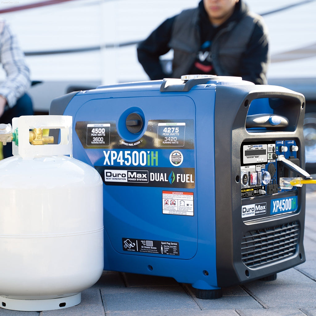 DuroMax XP4500iH 4,500 Watt Dual Fuel Portable iH Inverter Generator w/ CO Alert - PowerGen USA