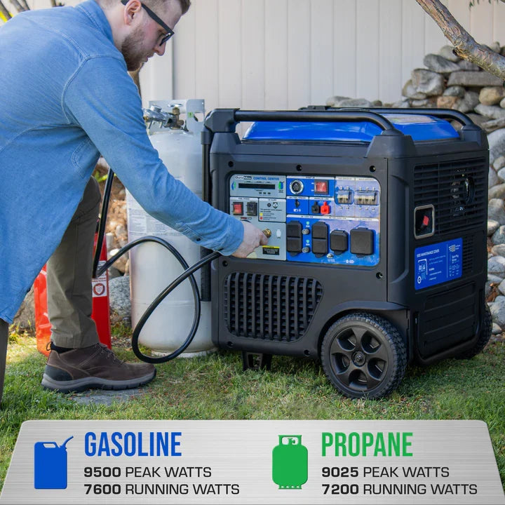 DuroMax XP9500iH 9,500 Watt Portable Dual Fuel iH Inverter Generator w/ CO Alert - PowerGen USA