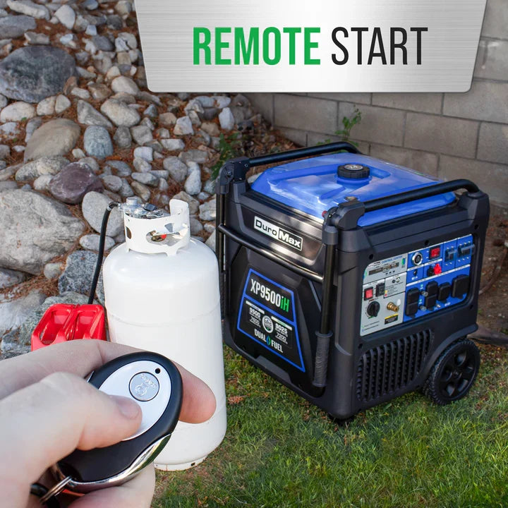 DuroMax XP9500iH 9,500 Watt Portable Dual Fuel iH Inverter Generator w/ CO Alert - PowerGen USA