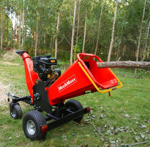 Load image into Gallery viewer, 6 inch KOHLER E-Start 429cc 14HP Gas Powered 4 - Wheel Drum Wood Chipper with Taillight , B150