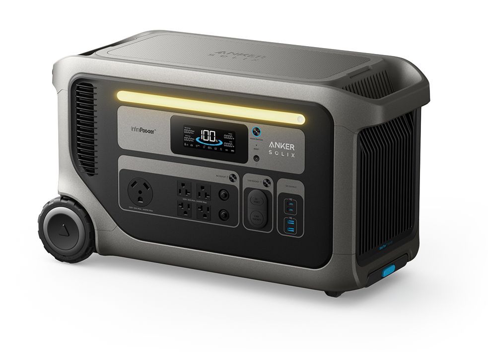 Anker SOLIX F3000 (3072Wh) Power Station + Transfer Switch - Includes Free TT-30 Cable