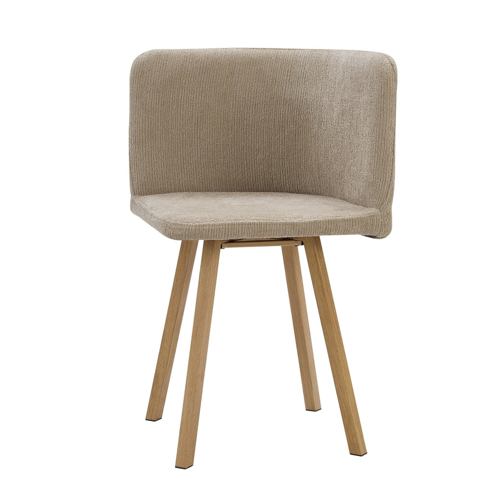 Ava Space Saver 4 Seater Dining Table and Chairs - Mushroom