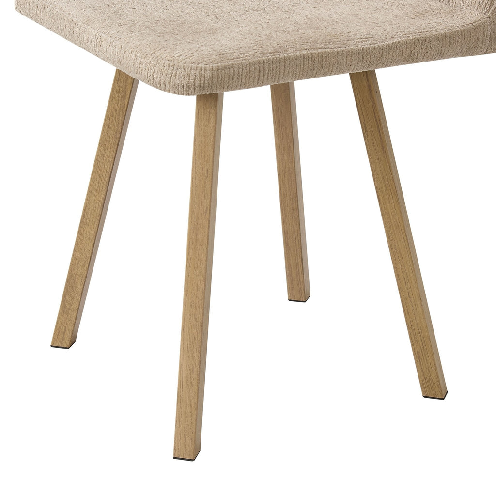 Ava Space Saver 4 Seater Dining Table and Chairs - Mushroom